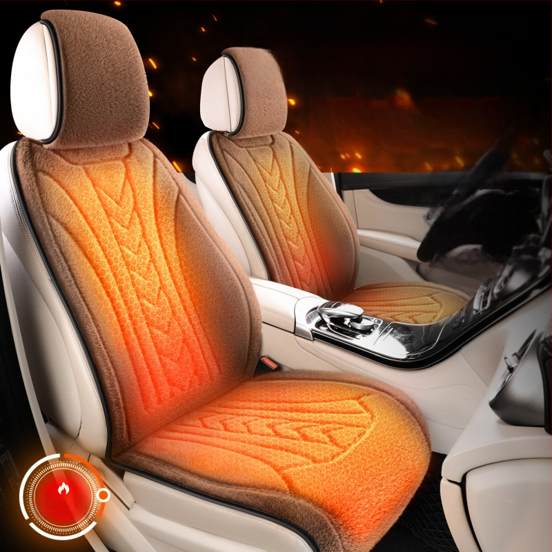 Vyhrievaná podložka na sedadlo do auta s Ferret Fleece povrchom a výplňou, zimné použitie, prispôsobenie k dispozícii (Funkcia: vykurovanie; Sezóna: zima; Materiál povrchu: Ferret Fleece; Materiál výplne: Ferret Fleece; Prispôsobenie: Áno)