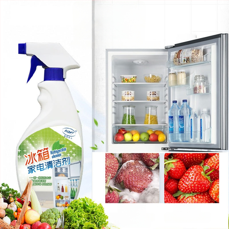Univerzálny čistiaci prostriedok na chladničku, rúru a mikrovlnnú rúru – hlboká dekontaminácia, odstraňovanie vodného kameňa, citrónová vôňa, balenie 24 fliaš