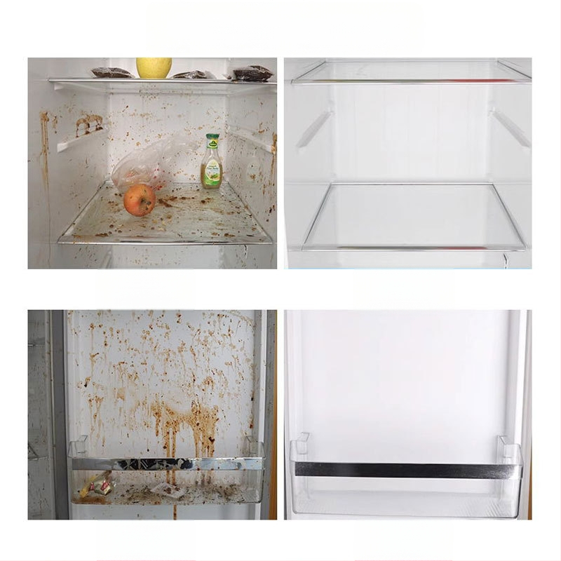 Univerzálny čistiaci prostriedok na chladničku, rúru a mikrovlnnú rúru – hlboká dekontaminácia, odstraňovanie vodného kameňa, citrónová vôňa, balenie 24 fliaš