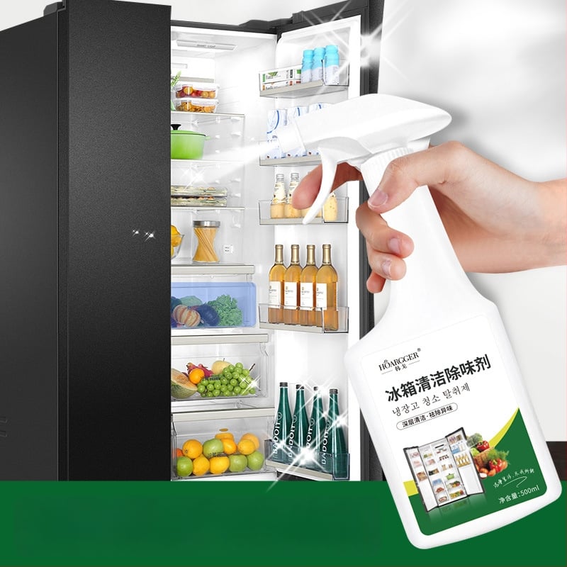 HOARGGER Deodoračný čistič na chladničku – citrónová vôňa, odstraňovanie zápachu pre chladničku, rúru, mikrovlnnú rúru, mrazničku a skrine