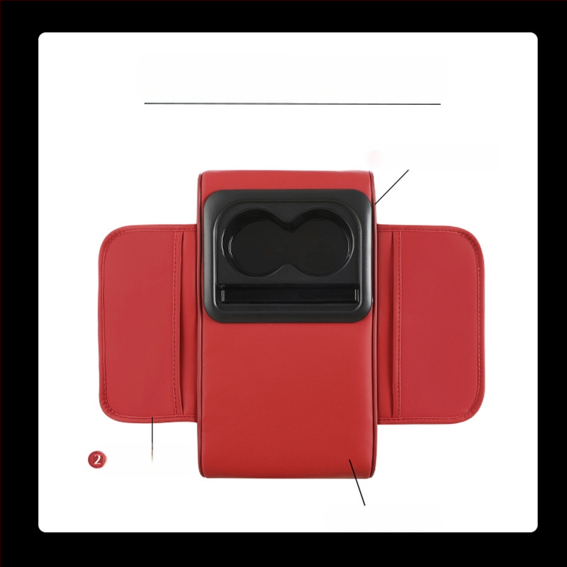 Evans kožený univerzálny lakťový opierok do auta, prispôsobiteľný, kód YWS008