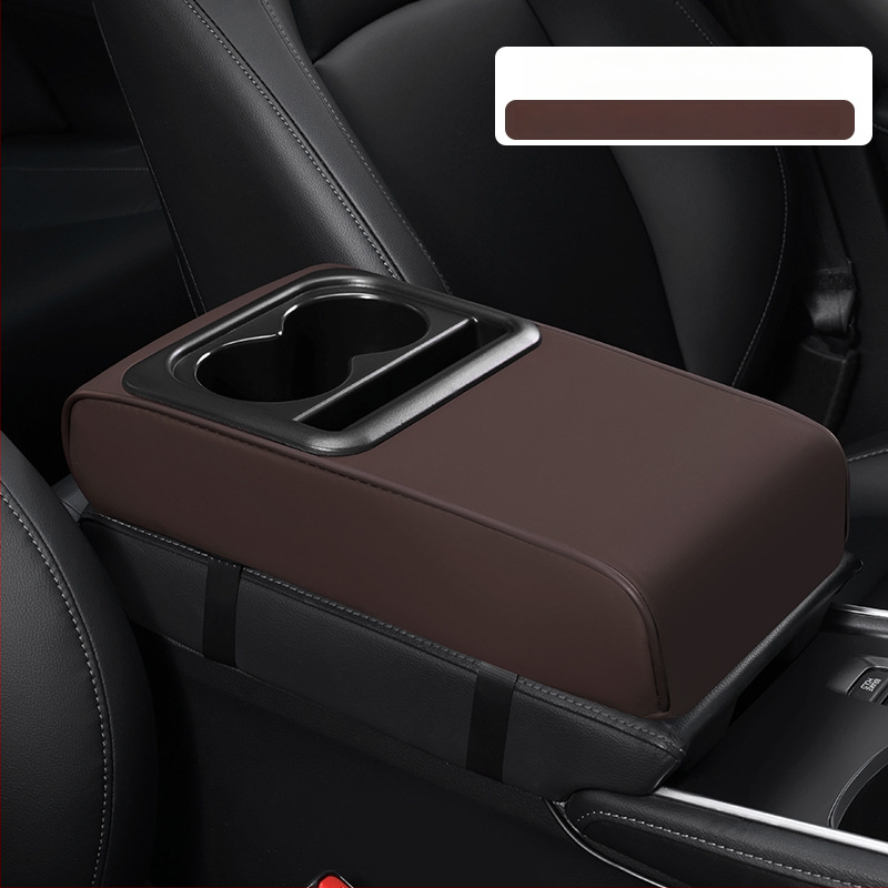 Evans kožený univerzálny lakťový opierok do auta, prispôsobiteľný, kód YWS008