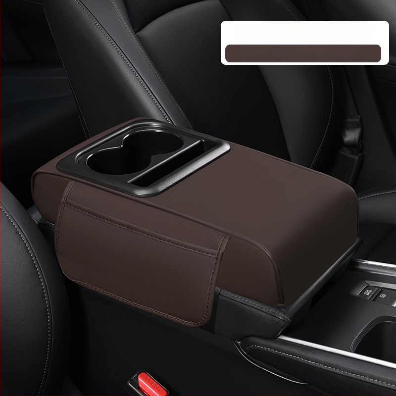 Evans kožený univerzálny lakťový opierok do auta, prispôsobiteľný, kód YWS008