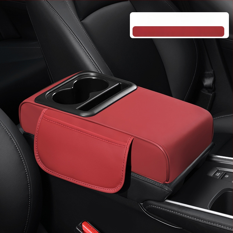 Evans kožený univerzálny lakťový opierok do auta, prispôsobiteľný, kód YWS008