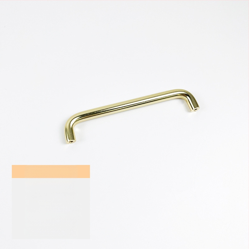 Rukoväť na zásuvku a dvere z hliníkovej zliatiny s anodizovaným povrchom, guľatá trubka, vhodné pre šatník, skrinku, zásuvku a dvere - ľahký luxusný štýl