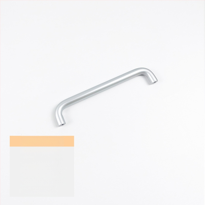 Rukoväť na zásuvku a dvere z hliníkovej zliatiny s anodizovaným povrchom, guľatá trubka, vhodné pre šatník, skrinku, zásuvku a dvere - ľahký luxusný štýl