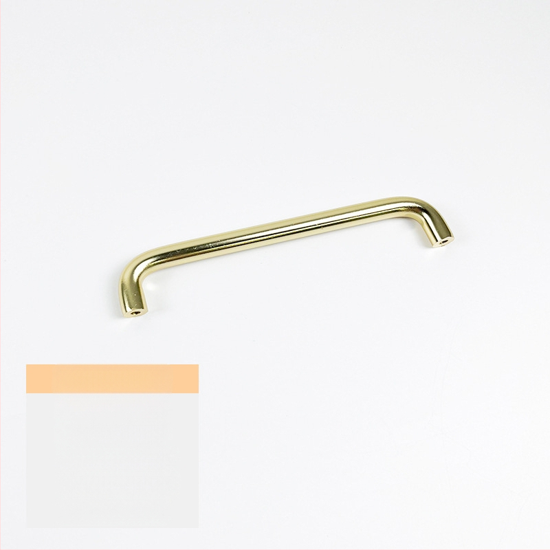 Rukoväť na zásuvku a dvere z hliníkovej zliatiny s anodizovaným povrchom, guľatá trubka, vhodné pre šatník, skrinku, zásuvku a dvere - ľahký luxusný štýl