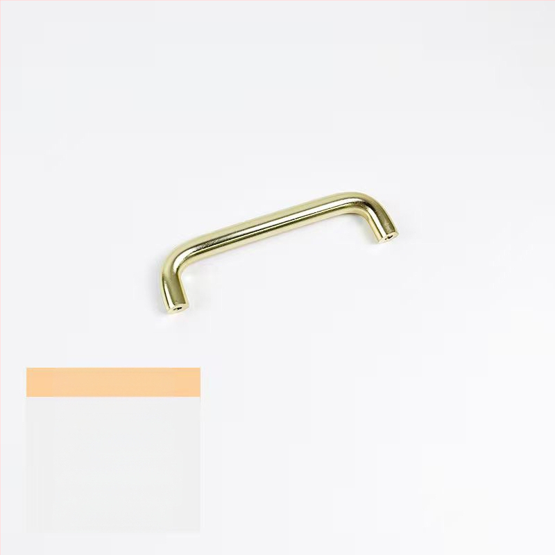 Rukoväť na zásuvku a dvere z hliníkovej zliatiny s anodizovaným povrchom, guľatá trubka, vhodné pre šatník, skrinku, zásuvku a dvere - ľahký luxusný štýl