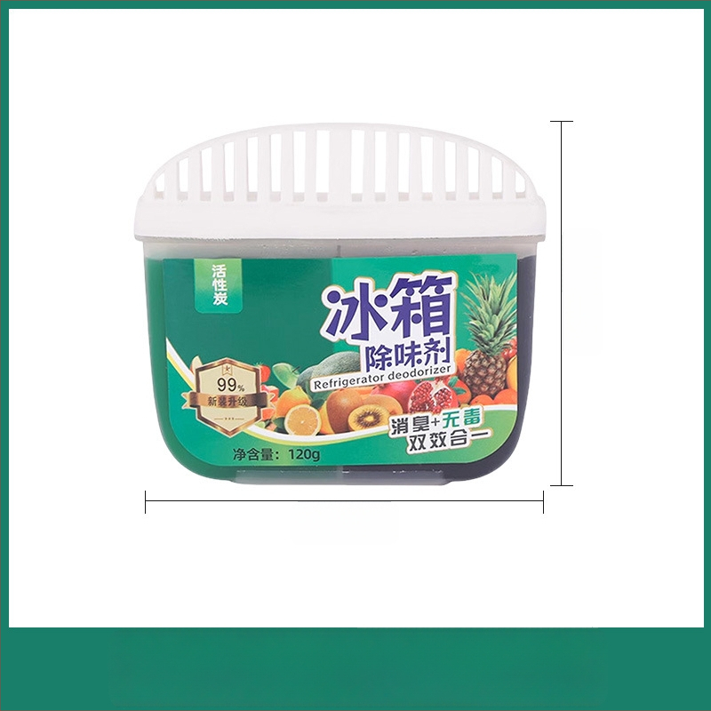 Chladničkový deodorant s aktívnym uhlím a polyfenolmi čaju – odstraňuje zápachy a udržiava čerstvosť; balenie 60 kusov; čistá hmotnosť 120 g