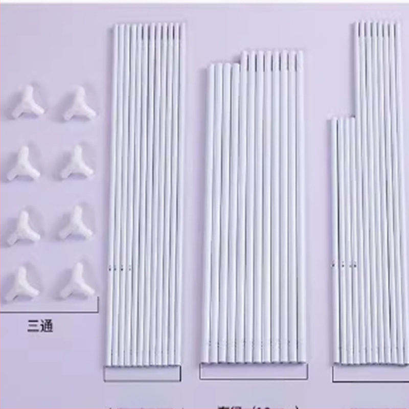 T-typ spojky pre sieť proti komárom – oceľový držiak, všeobecné použitie, universalna kompatibilita, montáž v jednom kroku