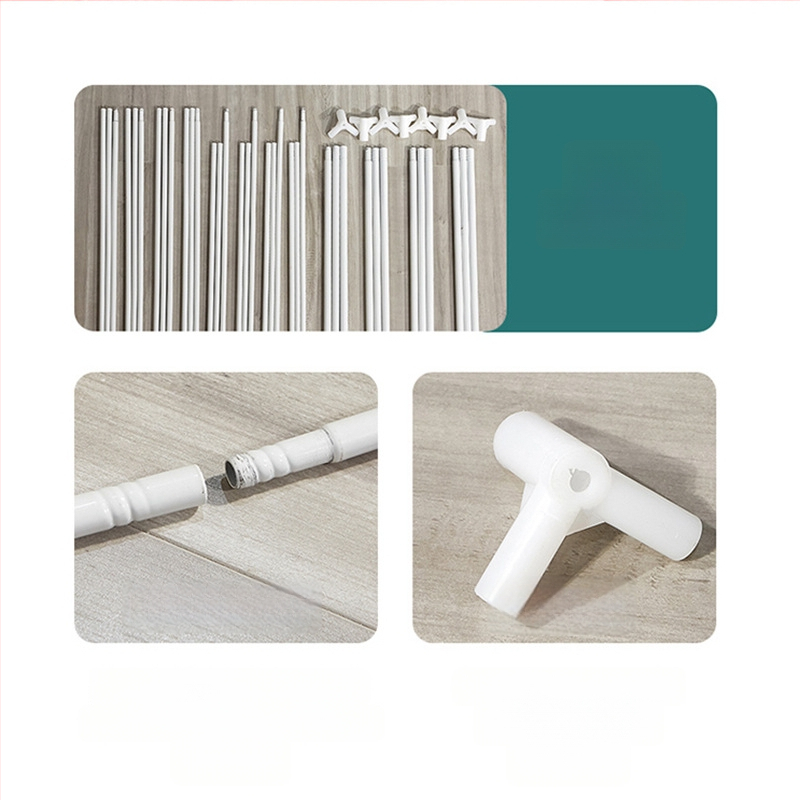 T-typ spojky pre sieť proti komárom – oceľový držiak, všeobecné použitie, universalna kompatibilita, montáž v jednom kroku