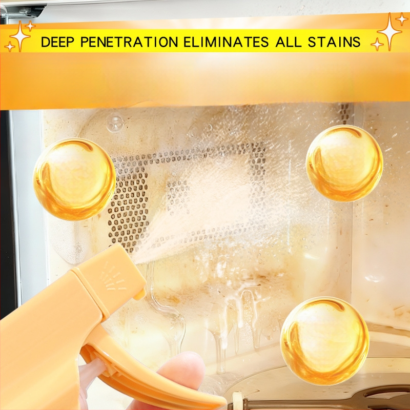 Global Warehouse Viacúčelový čistiaci prostriedok pre elektrické spotrebiče – sprej na chladničky, rúry a mikrovlnky; hlboké odstraňovanie špiny, osvieženie