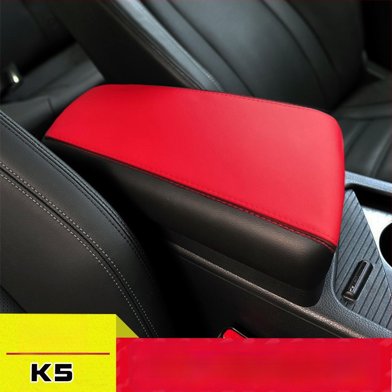 Kožený kryt pre box pod podrúčku Kia K5, pre modely 11–25, stredová konzola, 100 g, prispôsobenie k dispozícii