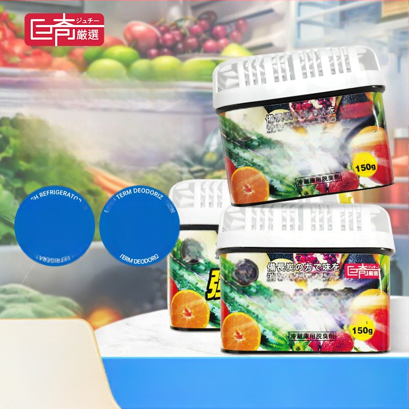 Juqi deodorant do chladničky s aktívnym uhlím – proti plesniam a antibakteriálny, 150 g