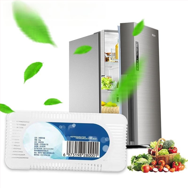 Chladničkový deodorant s aktívnym uhlím – odstraňuje zápachy, dezinfikuje a plesne