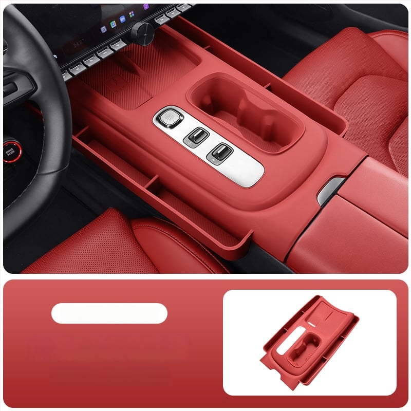 Silikónová dekoratívna protiskluzná nálepka do interiéru auta, vhodná pre Xiaomi SU7 stredová konzola a držiak na poháre; Materiál: silikón; Značka: Cool car