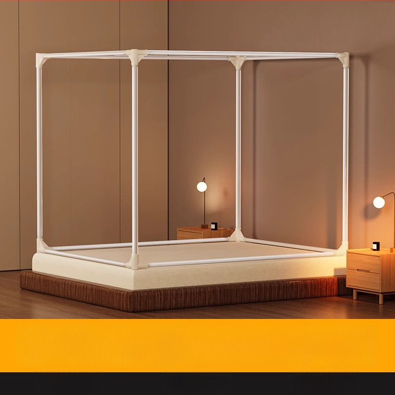 Rámová sieť proti komárom so 3 dverami, štýl zip-tent, rám z farbeného železa a farbené držiaky, montáž potrebná