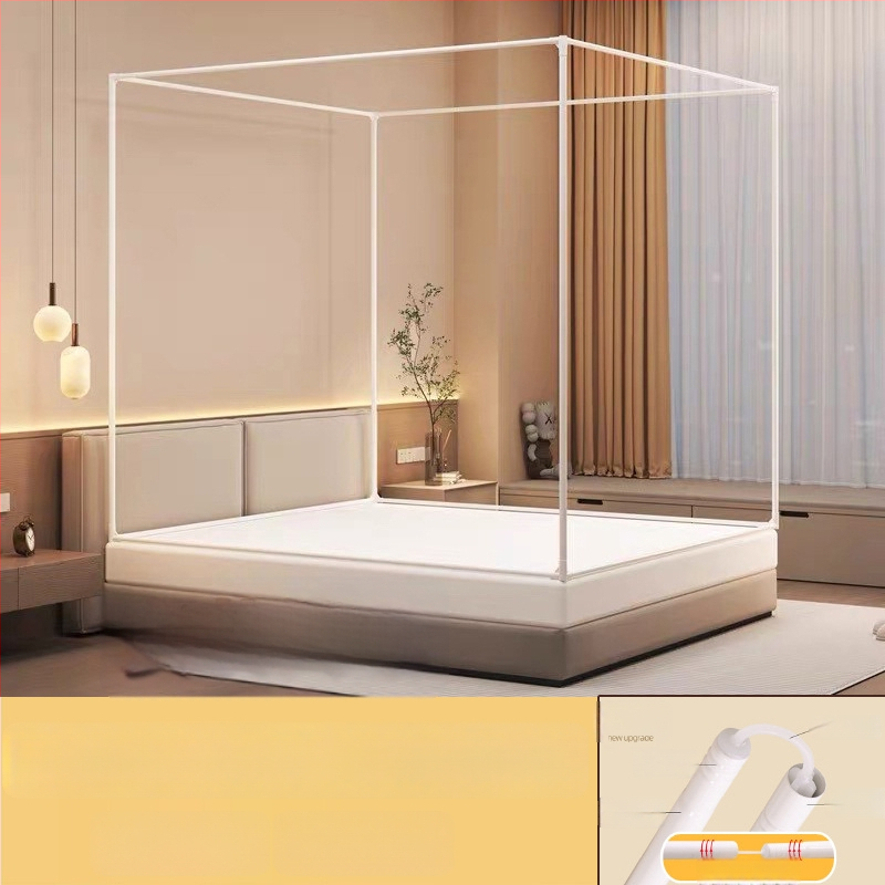 Rámová sieť proti komárom so 3 dverami, štýl zip-tent, rám z farbeného železa a farbené držiaky, montáž potrebná