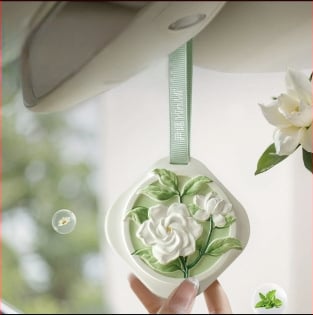 Kamene difúzora pre auto z diatomitu s vôňou Osmanthus, 50 g, na zavesenie, dekoráciu, aróma a odstraňovanie zápachu, trvanie 3 roky.