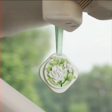 Kamene difúzora pre auto z diatomitu s vôňou Osmanthus, 50 g, na zavesenie, dekoráciu, aróma a odstraňovanie zápachu, trvanie 3 roky.