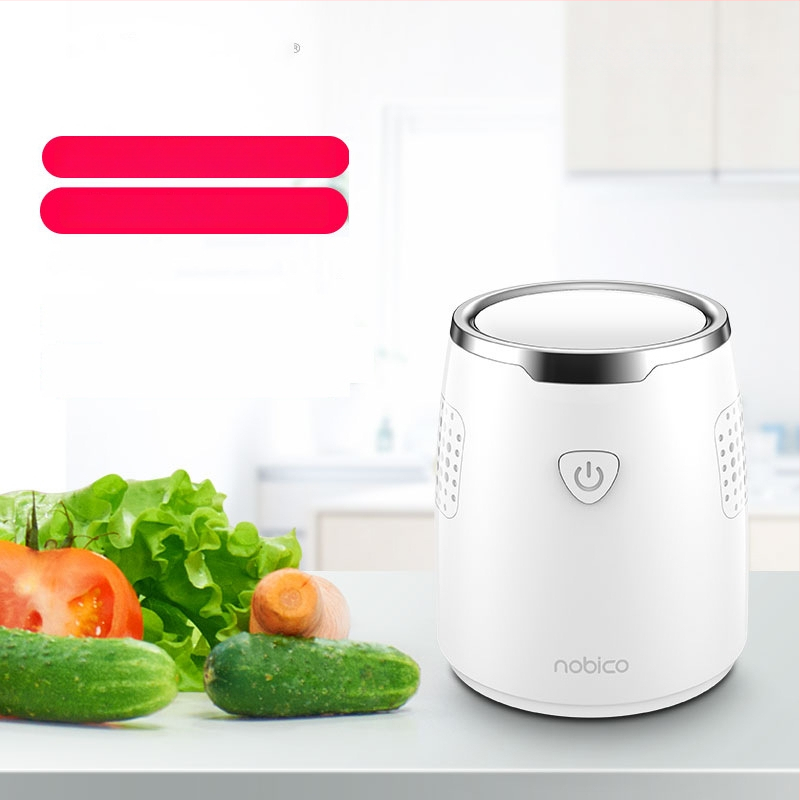 Norbik Purificator de prospețime pentru frigider cu sterilizare prin ozon, eliminare mirosuri, alimentare USB, pentru spații până la 10 m², 50 mg/h ozon