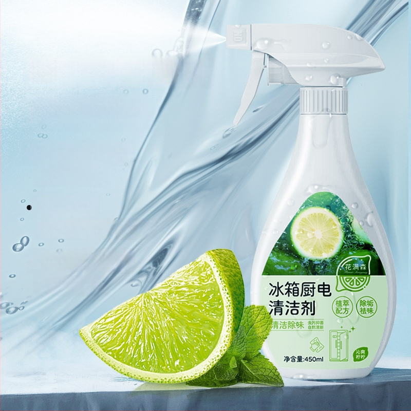 Všetkoúčelový čistič na chladničky a kuchynské spotrebiče – antibakteriálny, hlboká dekontaminácia, odstraňuje zápach, odstraňuje usadeniny, odstraňuje olejové škvrny, 450ml