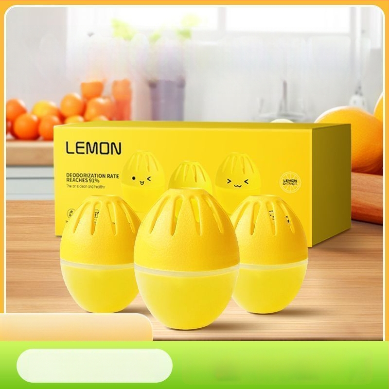 Chladničkový deodorant s pomarančovou vôňou, 32 g, balenie 4 kusy, model Chuanliu