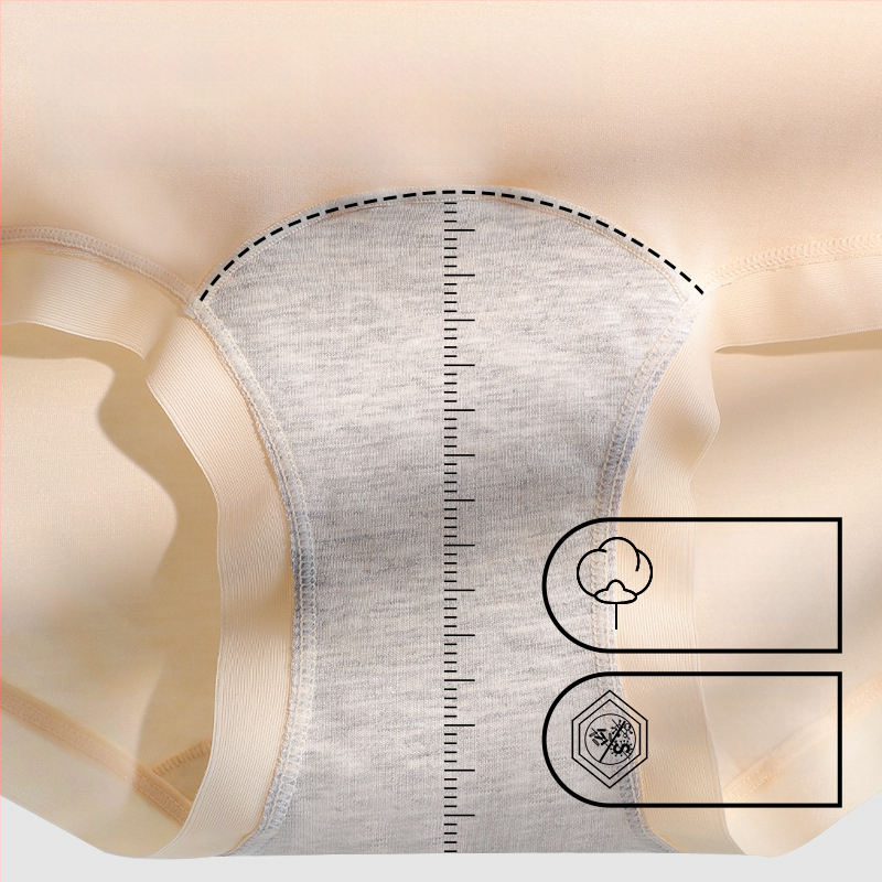 Dámske nohavičky z modalu so stredným pásom, priedušné a antibakteriálne, rozkrok 100% bavlna, pletené