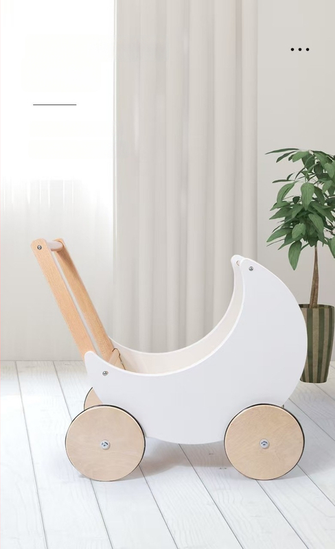 Drevený nákupný košík – hra na domácnosť, vzdelávacia hračka pre deti 4–6 rokov