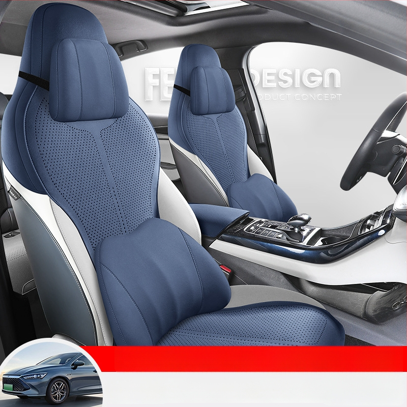 Semišový poťah na sedadlo BYD Qin Plus – 4 sezóny, priedušný, prispôsobiteľný