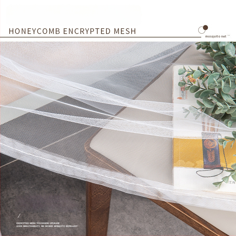 Sieť proti komárom pre študentskú izbu, skladacia sieť, dvojdverová, bez montáže, polyesterová látka