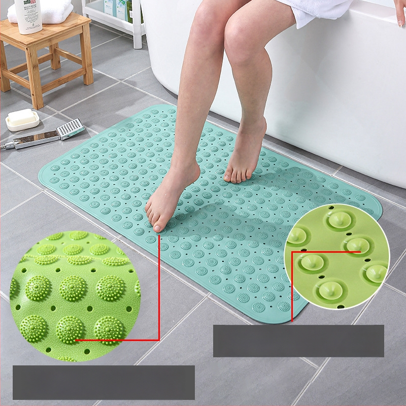 Protiskluzová podložka do kúpeľne, PVC, štvorcový tvar, kúpeľňa, moderný minimalistický štýl, umývateľná