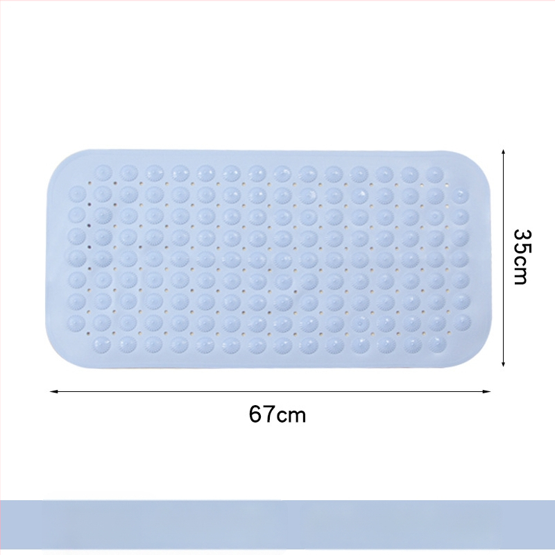 Protiskluzová podložka do kúpeľne, PVC, štvorcový tvar, kúpeľňa, moderný minimalistický štýl, umývateľná