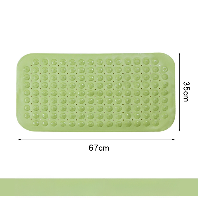 Protiskluzová podložka do kúpeľne, PVC, štvorcový tvar, kúpeľňa, moderný minimalistický štýl, umývateľná