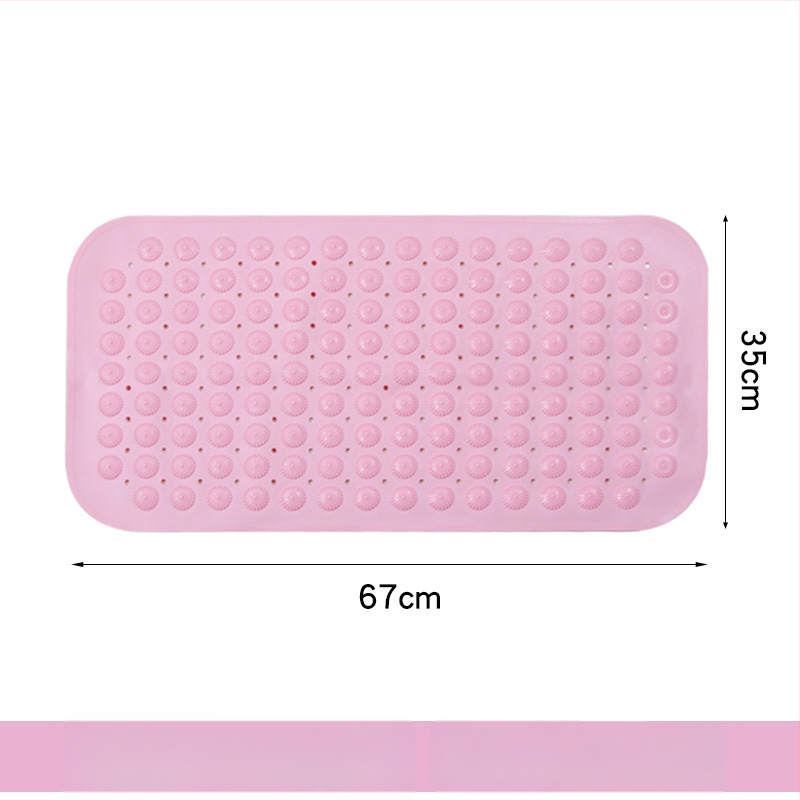 Protiskluzová podložka do kúpeľne, PVC, štvorcový tvar, kúpeľňa, moderný minimalistický štýl, umývateľná