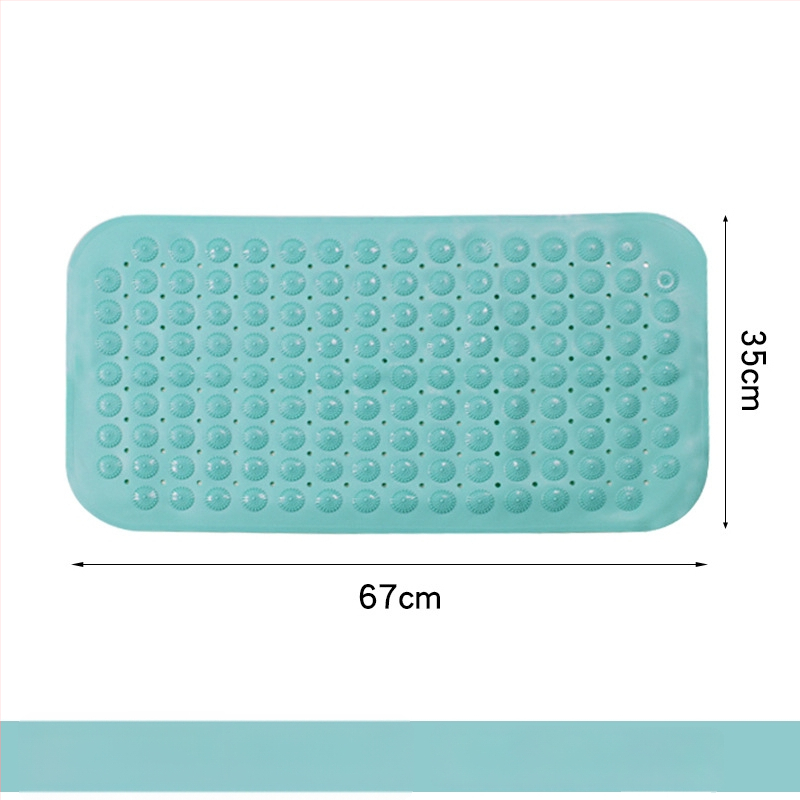 Protiskluzová podložka do kúpeľne, PVC, štvorcový tvar, kúpeľňa, moderný minimalistický štýl, umývateľná