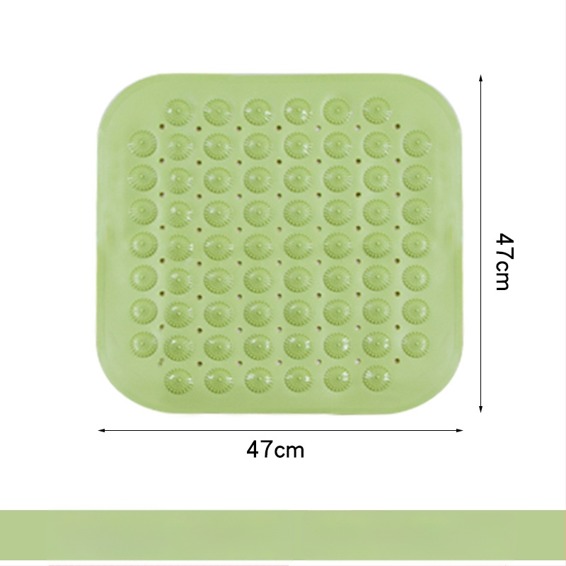 Protiskluzová podložka do kúpeľne, PVC, štvorcový tvar, kúpeľňa, moderný minimalistický štýl, umývateľná