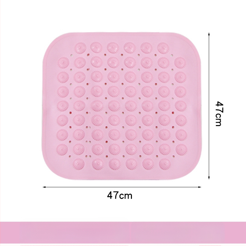 Protiskluzová podložka do kúpeľne, PVC, štvorcový tvar, kúpeľňa, moderný minimalistický štýl, umývateľná