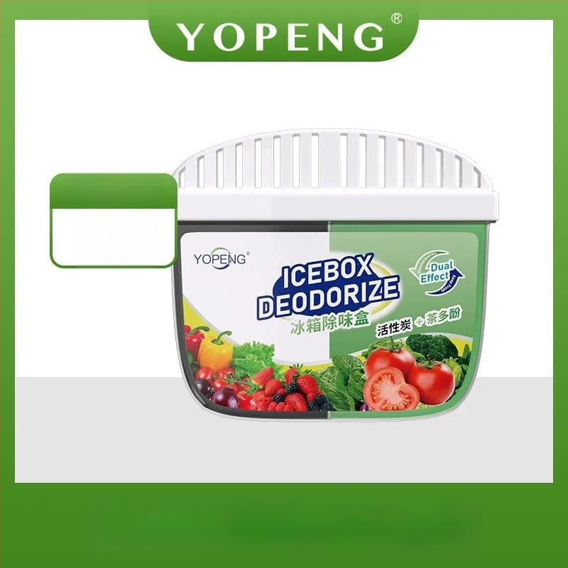 Yopeng Hűtőszekrény Deodorizáló Doboz Aktív Szénnel és Tea-Polifenolokkal, Két Színű