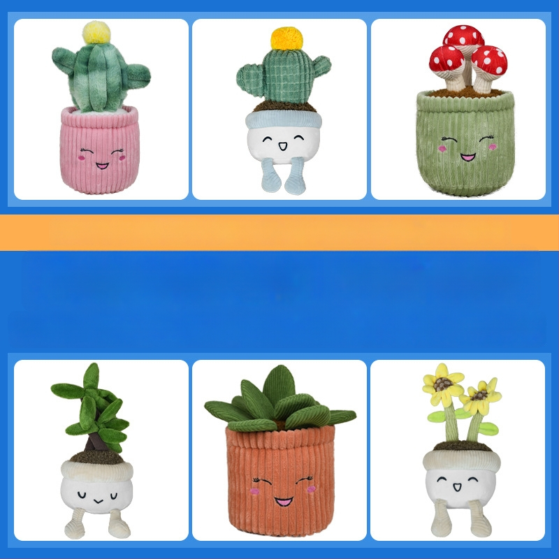 Prispôsobiteľná plyšová hračka s témou rastlín/plodov — mäkký bavlnený plyš; PP bavlna výplň; prispôsobenie podľa vzorku; sieťová taška balenie