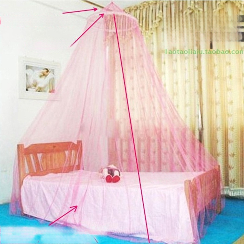 Palácový štýl sieť proti komárom na strop, pre posteľ, bez montáže, bez dverí, polyesterové vlákna, pevný rám
