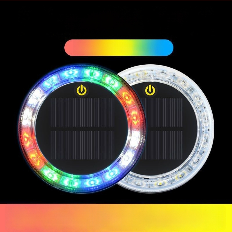 LED zadné svetlo nákladného auta so solárnym blikaním, anti-tailgating, silné magnetické uchytenie, 12-24V