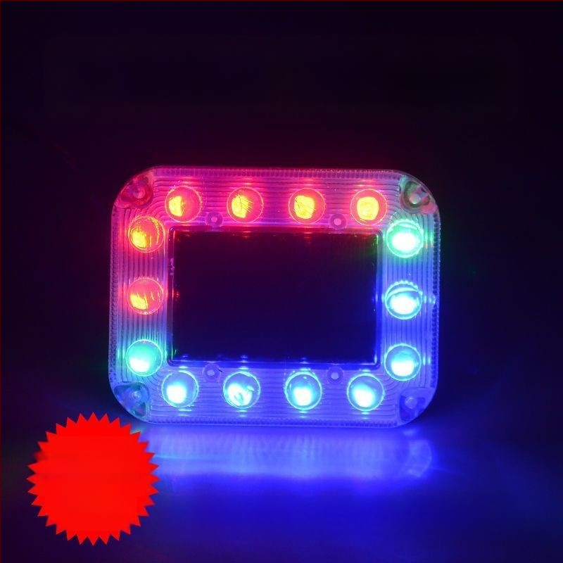 LED zadné svetlo nákladného auta so solárnym blikaním, anti-tailgating, silné magnetické uchytenie, 12-24V