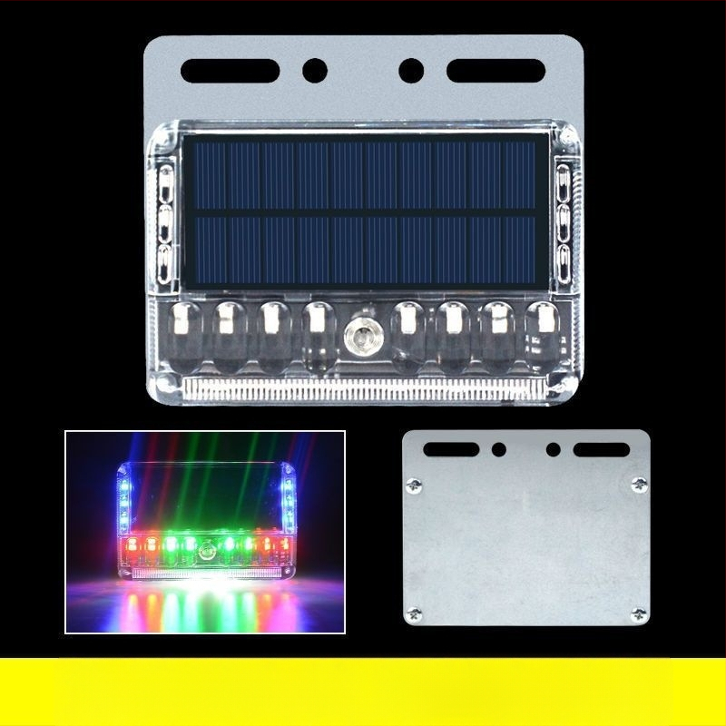 LED zadné svetlo nákladného auta so solárnym blikaním, anti-tailgating, silné magnetické uchytenie, 12-24V