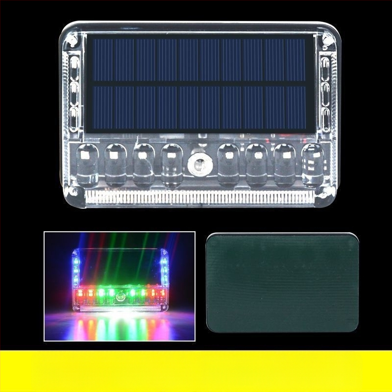 LED zadné svetlo nákladného auta so solárnym blikaním, anti-tailgating, silné magnetické uchytenie, 12-24V