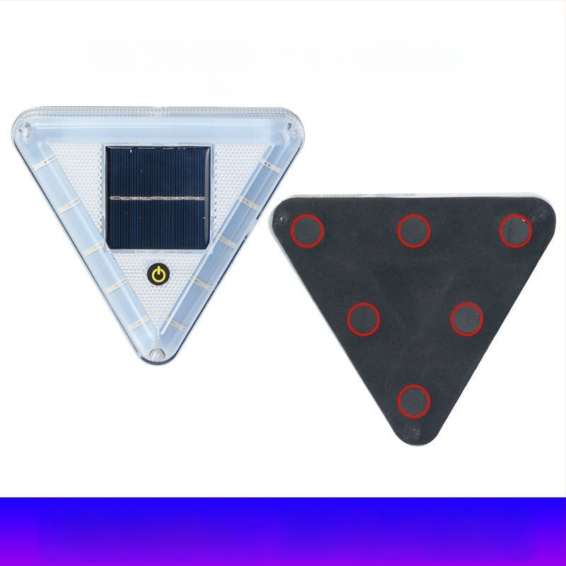 LED zadné svetlo nákladného auta so solárnym blikaním, anti-tailgating, silné magnetické uchytenie, 12-24V