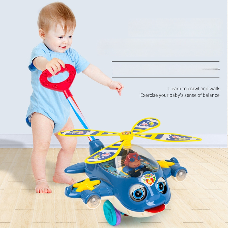 Detské chodítko s rozprávkou — multifunkčná predškolská hračka, plast, 0–3 roky, rozvíja koordináciu ruky a oka