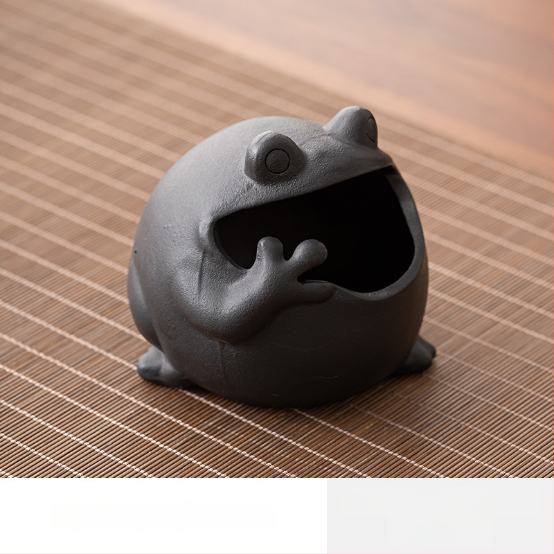 Keramický popolník s mačkou z karikatúry – vetru odolný, s tlačou loga, na dekoráciu a skladovanie, zbierka