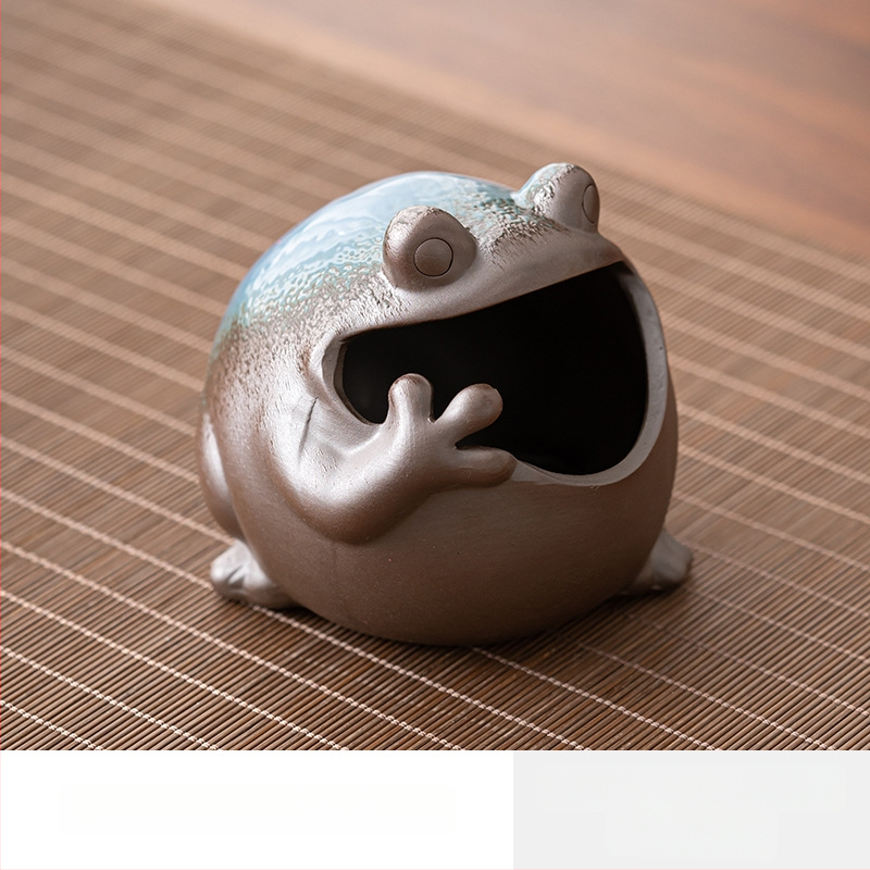 Keramický popolník s mačkou z karikatúry – vetru odolný, s tlačou loga, na dekoráciu a skladovanie, zbierka