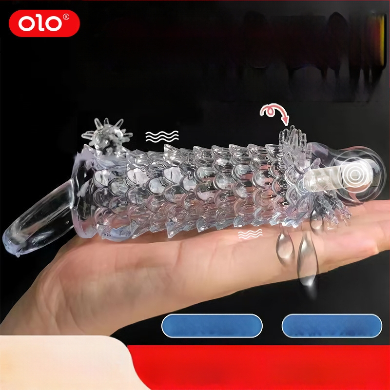 OLO set vibračných kryštálov s drakom pre dospelých — elektrické ovládanie, mäkký gél materiál, lubrikant súčasťou, 5-ročná záruka